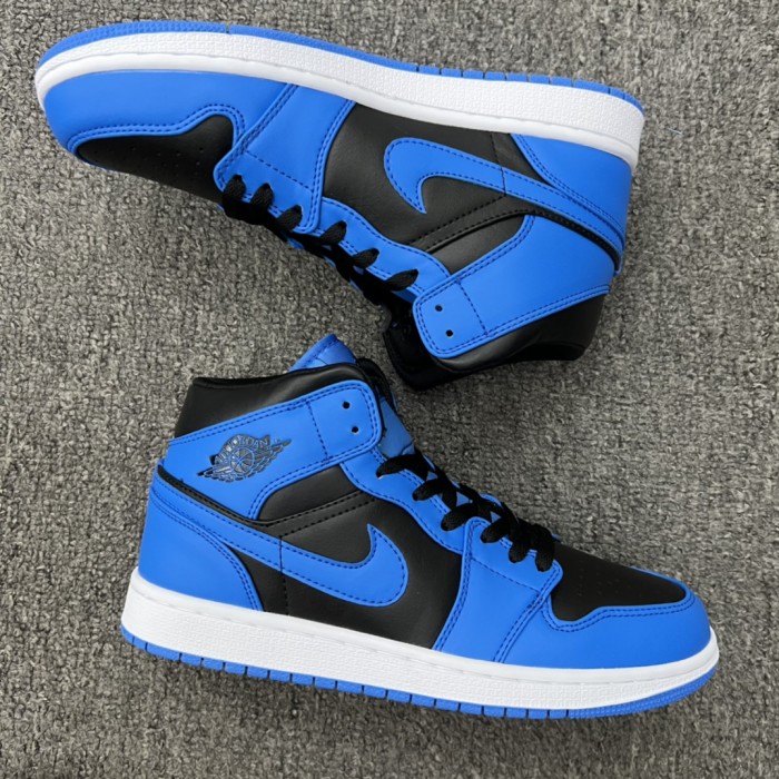 Jordan 1 Mid University Blue Black