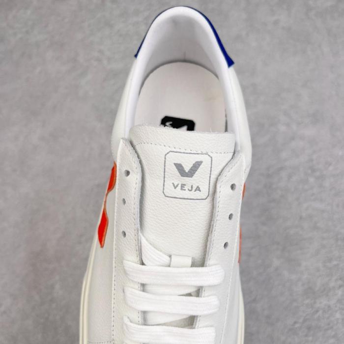 Veja Campo Low Chromefree White Red
