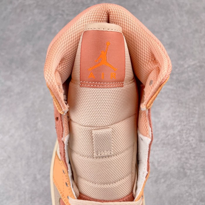 Jordan 1 Mid Apricot Orange