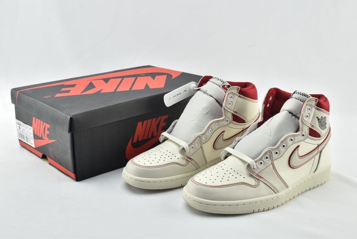 Jordan 1 Retro High Phantom Gym Red