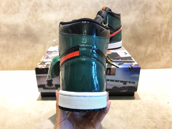 Jordan 1 Retro High SoleFly Art Basel Black