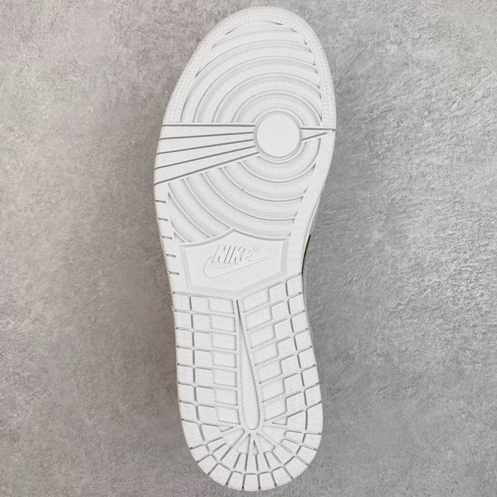 Jordan 1 Retro High Neutral Grey Hyper Crimson