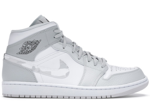 Jordan 1 Mid White Camo