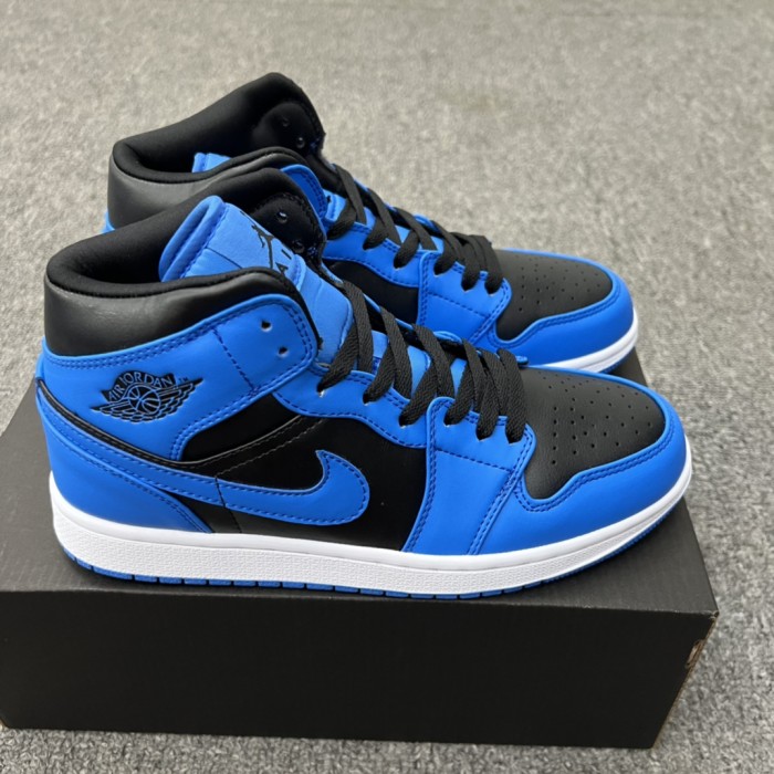 Jordan 1 Mid University Blue Black
