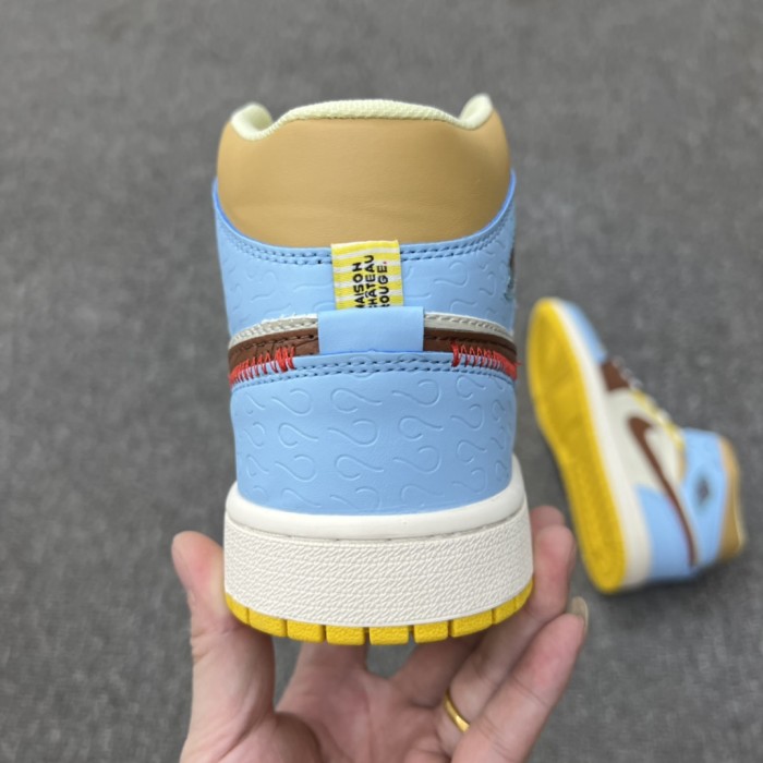 Jordan 1 Mid SE Fearless Maison Chateau Rouge