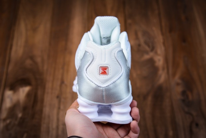 Nike Shox TL White Metallic Silver