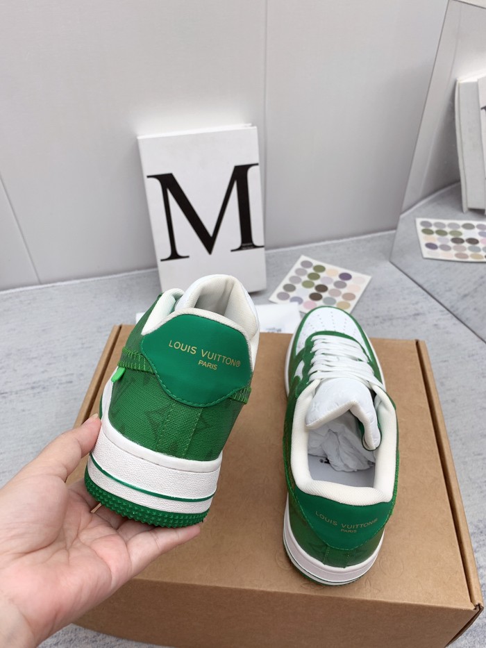 Louis Vuitton Nike Air Force 1 Low By Virgil Abloh White Green