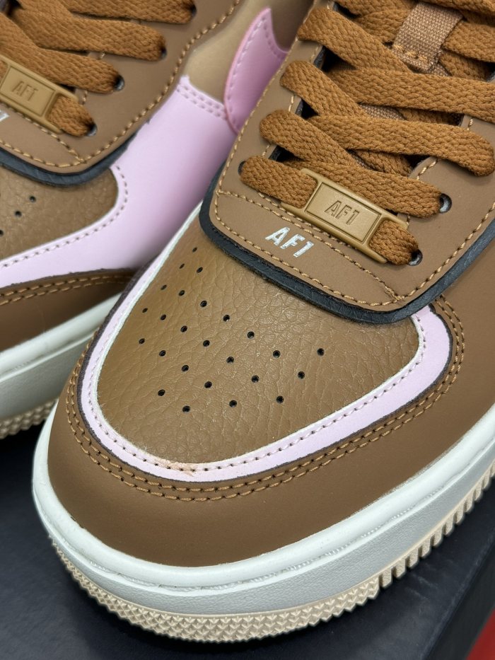 Nike Air Force 1 Low Shadow Light British Tan Pink Foam (Women's)