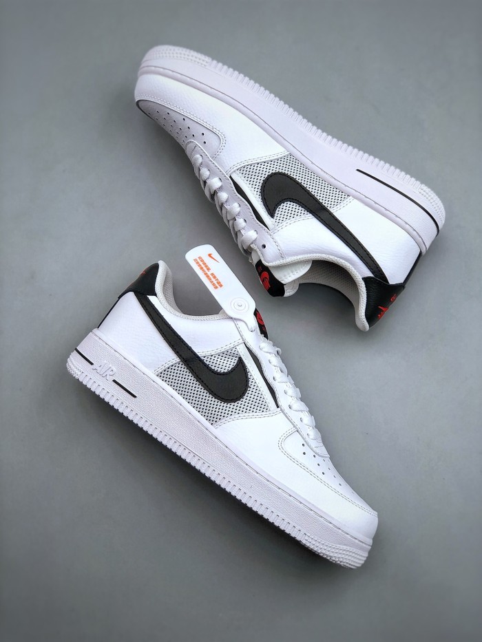 Nike Air Force 1 Low Mesh Pocket White Black