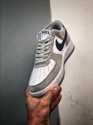 Nike Air Force 1 Low '07 Light Smoke Grey Midnight Navy