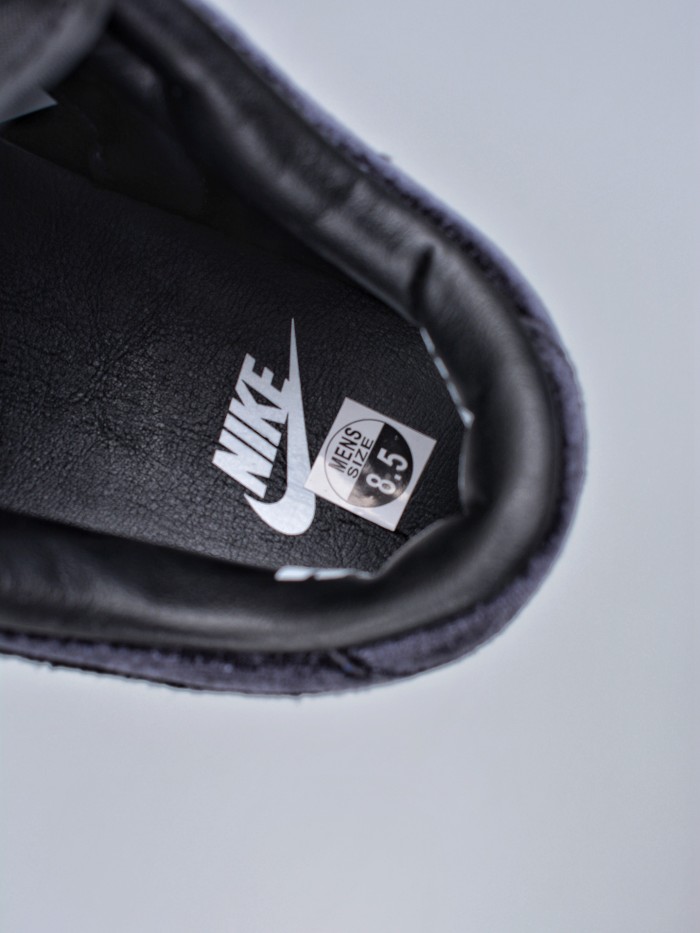 Nike Dunk Low Dover Street Market Triple Black Velvet