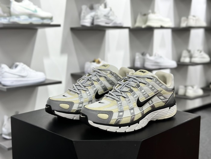 Nike P-6000 Coconut Milk Metallic Silver