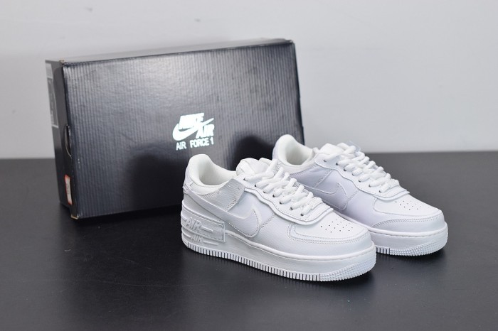 Nike Air Force 1 Shadow Triple White (W)