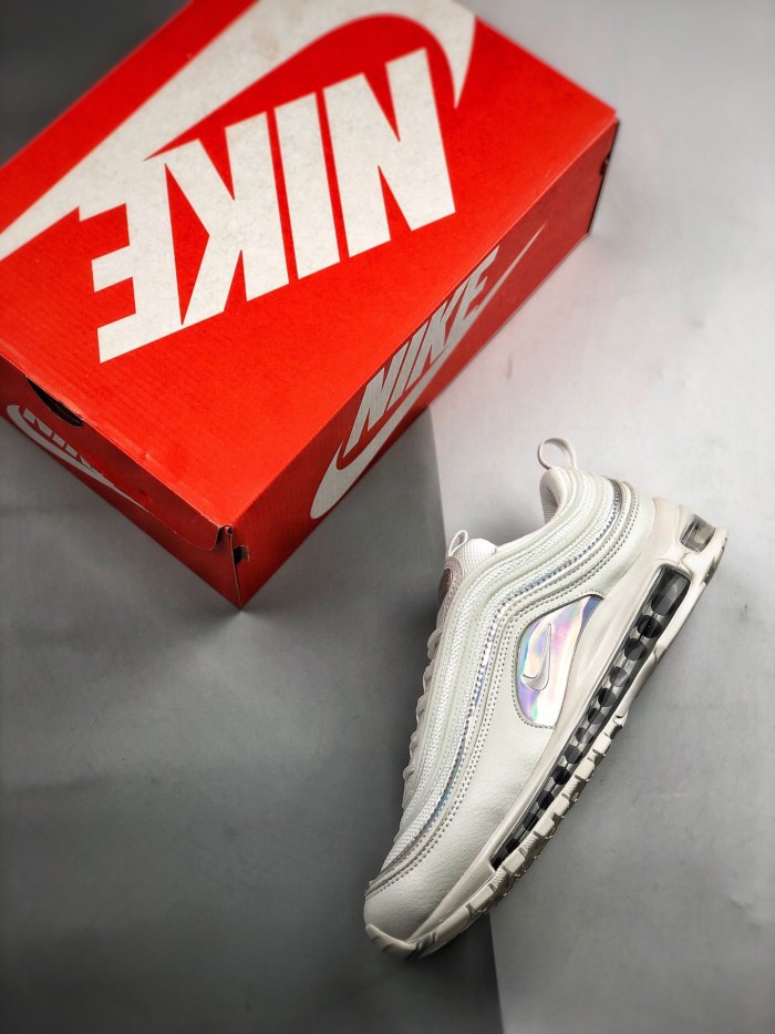 Nike Air Max 97 White Metallic Silver (GS)