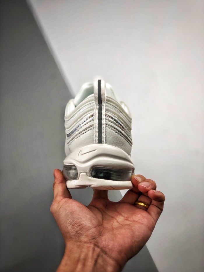 Nike Air Max 97 White Metallic Silver (GS)