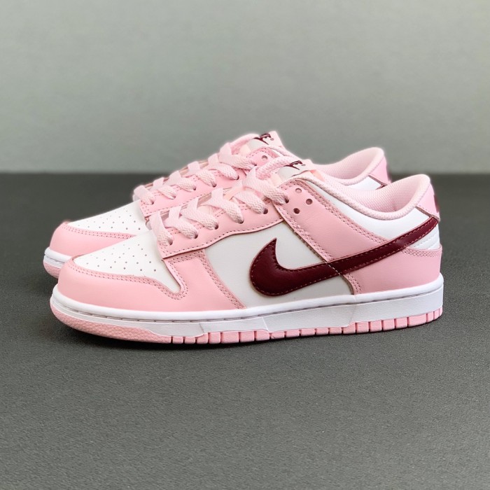 Nike Dunk Low Pink Foam Red White (GS)