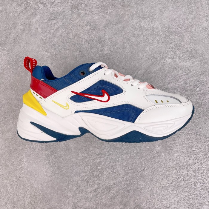 Nike M2K Tekno Blue Force Summit White Chrome Yellow (Women's)