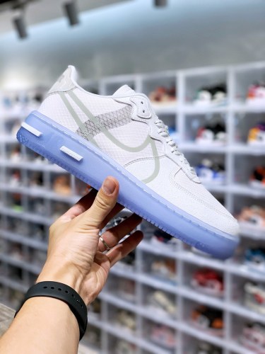 Nike Air Force 1 React White Light Bone