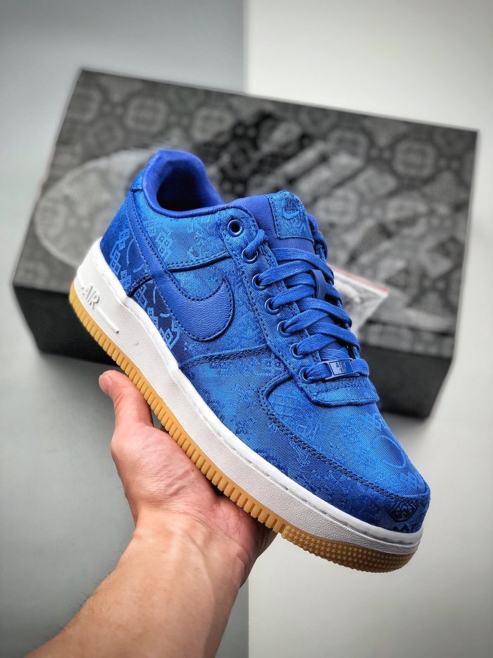 Nike Air Force 1 Low CLOT Blue Silk