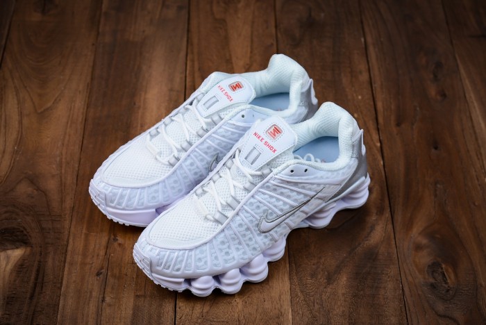 Nike Shox TL White Metallic Silver