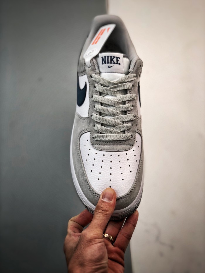 Nike Air Force 1 Low '07 Light Smoke Grey Midnight Navy