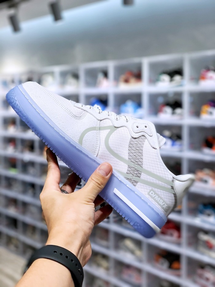 Nike Air Force 1 React White Light Bone