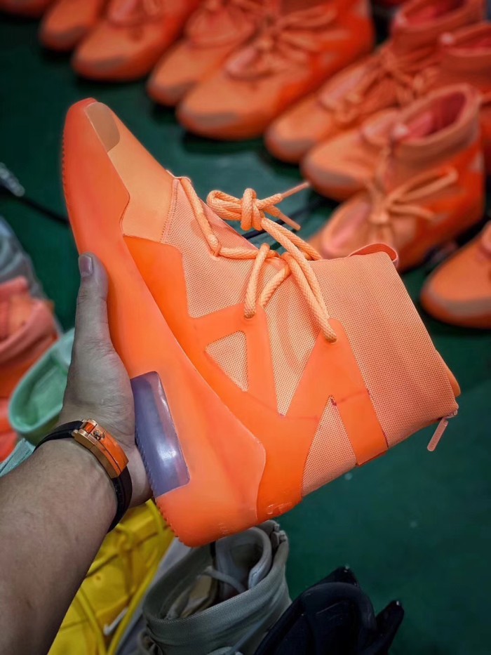 Nike Air Fear Of God 1 Orange Pulse