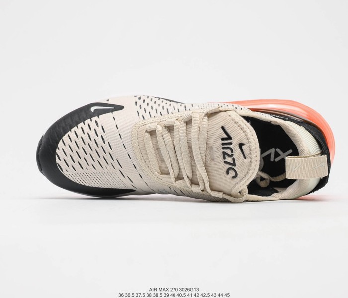 Nike Air Max 270 Light Bone Hot Punch