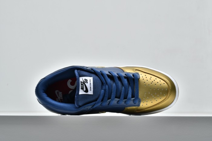 Nike Dunk SB Low Supreme Jewel Swoosh Gold