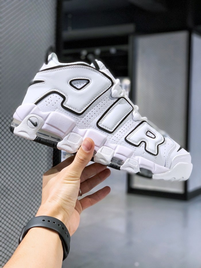Nike Air More Uptempo Summit White Black Sail (Women's)