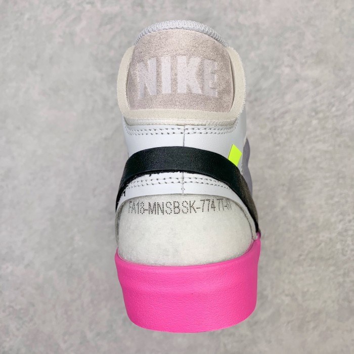 Nike Blazer Mid Off-White Wolf Grey Serena Queen
