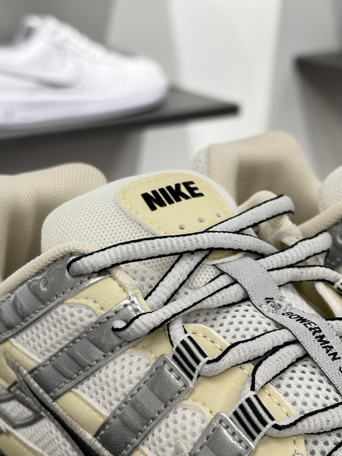 Nike P-6000 Coconut Milk Metallic Silver