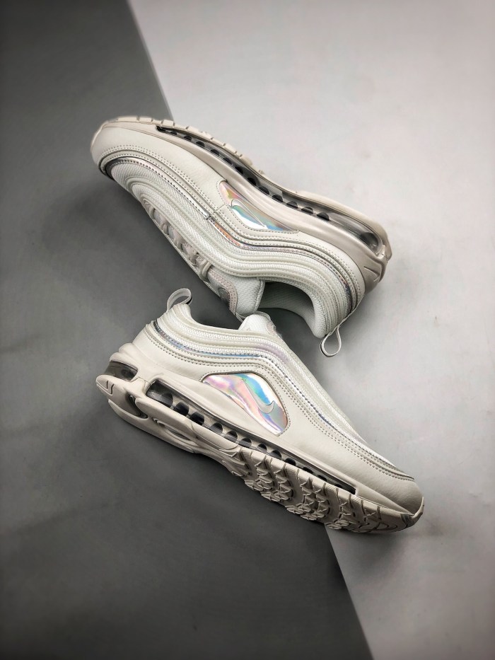 Nike Air Max 97 White Metallic Silver (GS)