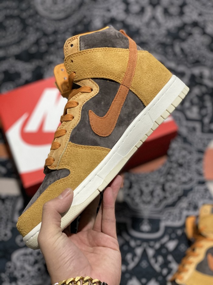 Nike Dunk High PRM Dark Russet