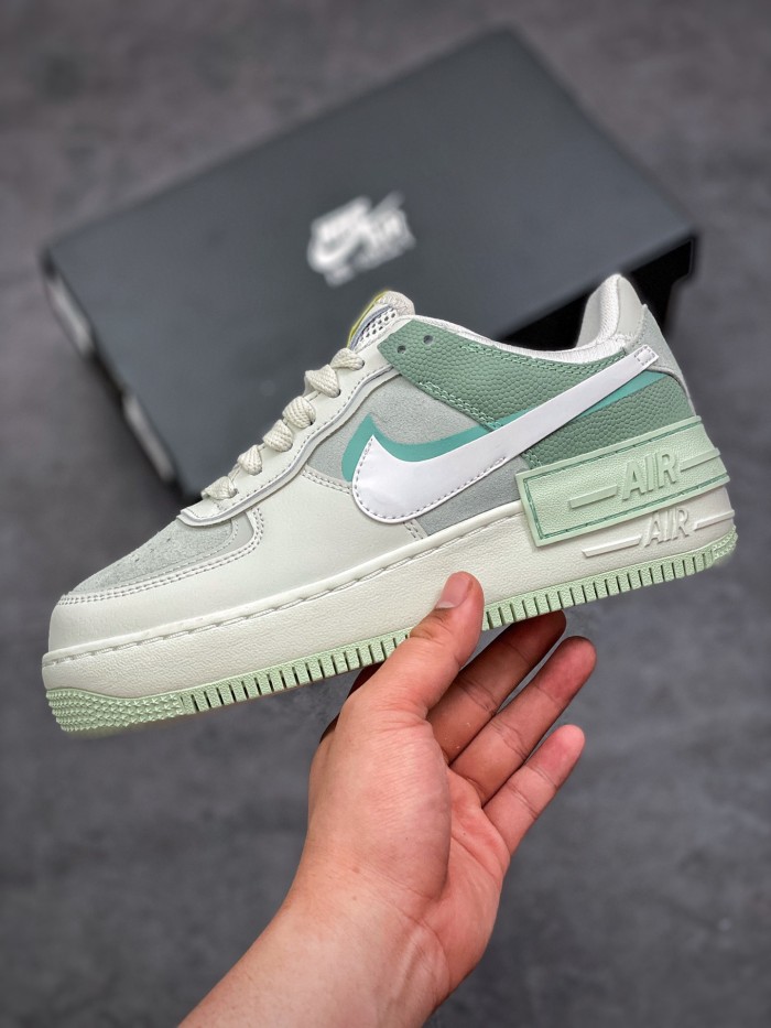 Nike Air Force 1 Low Shadow Spruce Aura White (Women's)