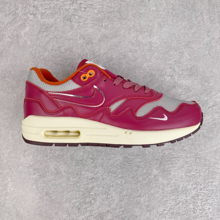 Nike Air Max 1 Patta Waves Rush Maroon (without Bracelet)