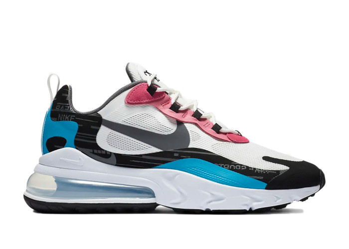Nike Air Max 270 React Summit White Black Laser Blue
