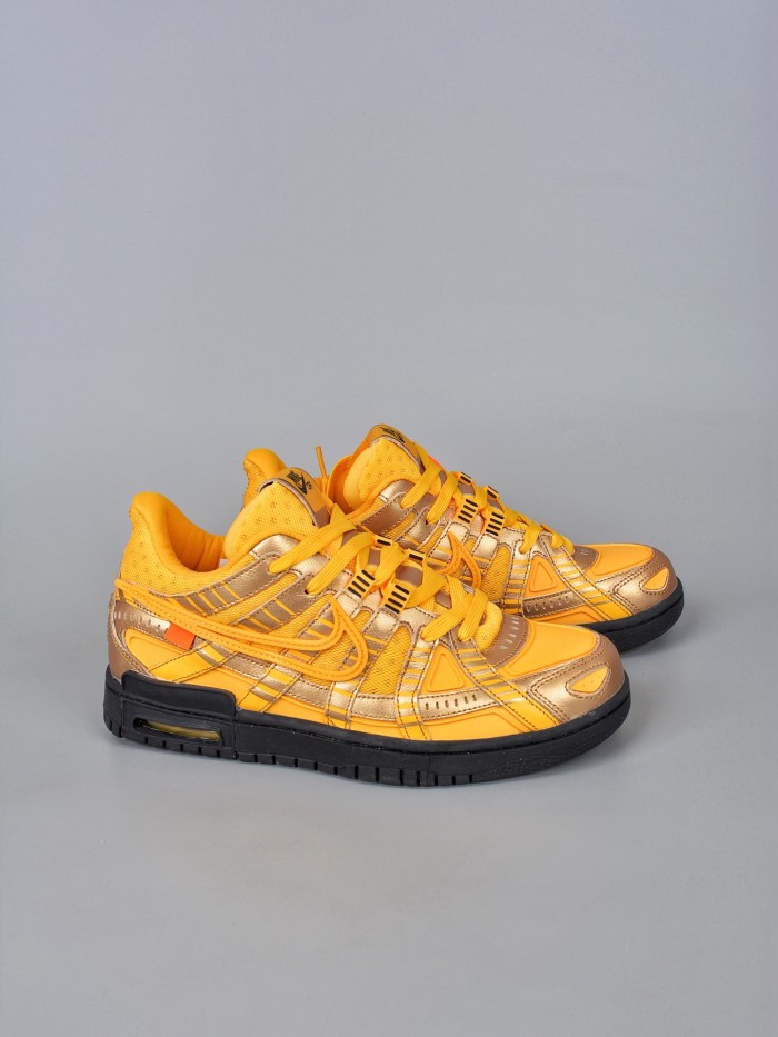 Nike Air Rubber Dunk Off-White University Gold