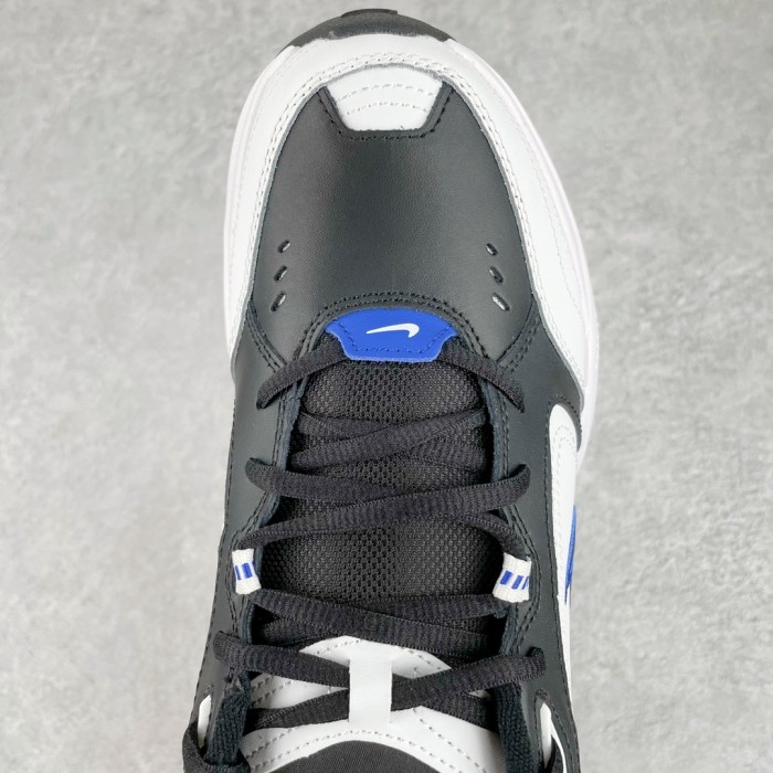 Nike Air Monarch IV Black White Royal Blue