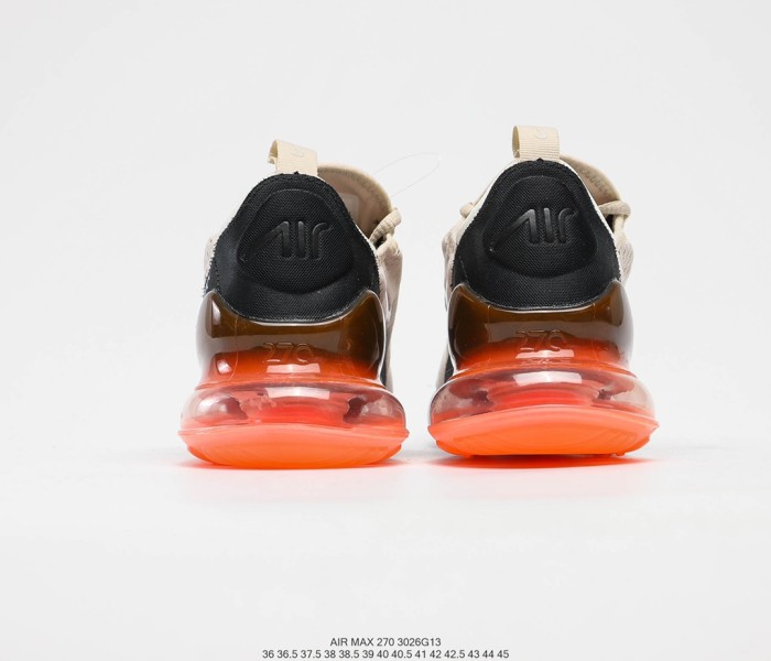 Nike Air Max 270 Light Bone Hot Punch