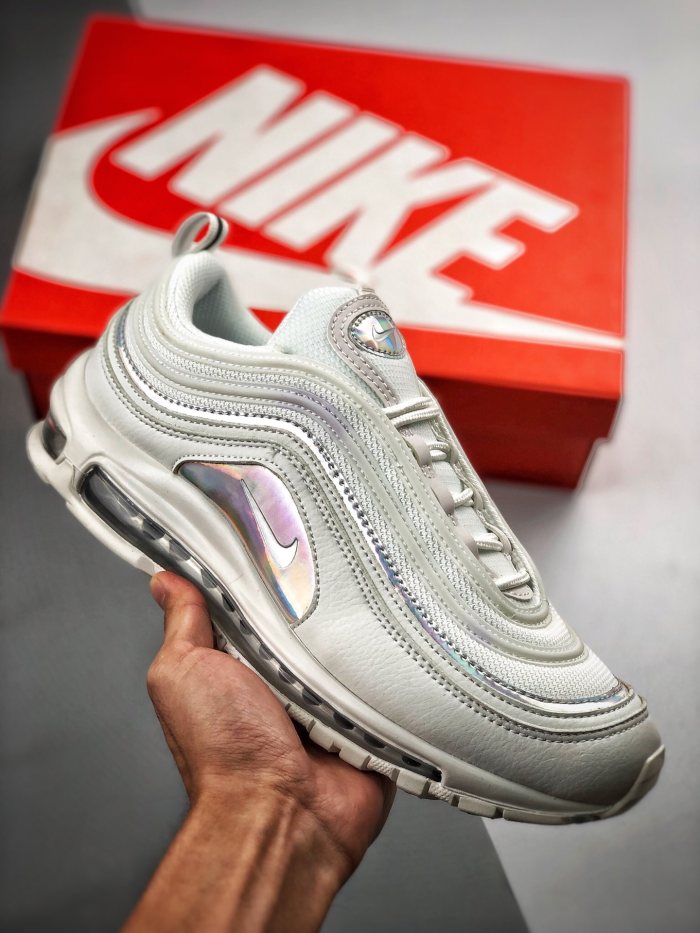 Nike Air Max 97 White Metallic Silver (GS)