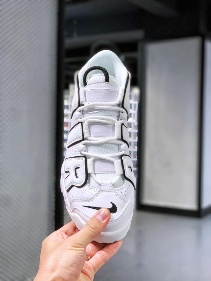 Nike Air More Uptempo Summit White Black Sail (Women's)
