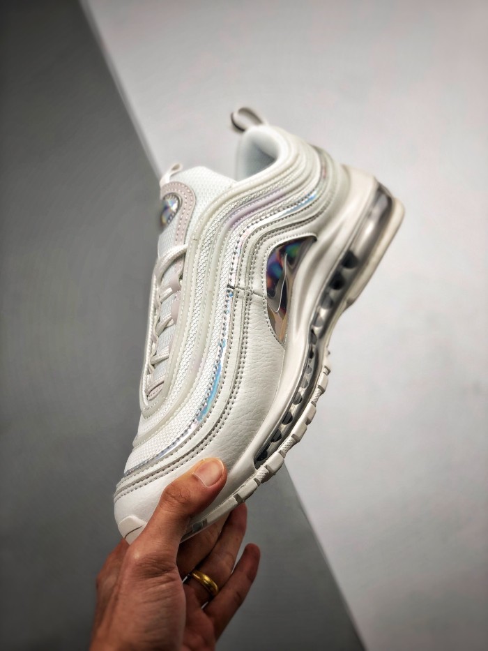 Nike Air Max 97 White Metallic Silver (GS)