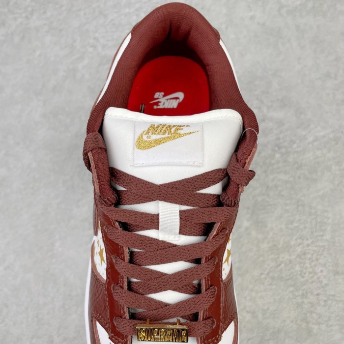 Nike Dunk SB Low Supreme Stars Barkroot Brown