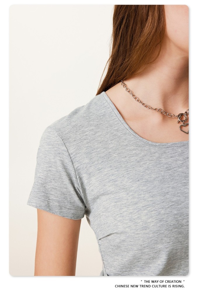 Women T-shirt 3 colors Customized logo