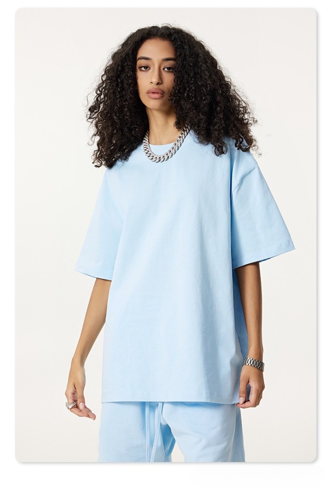 Oversized T-shirt and shorts set 20 colors Customized logo