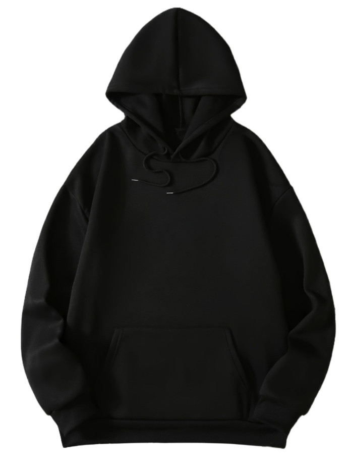Women's Butterfly Print Hoodie, Fashion Casual Hooded Sweatshirt for Daily Holiday Outdoor Wear, Women Clothing for Fall & Winter