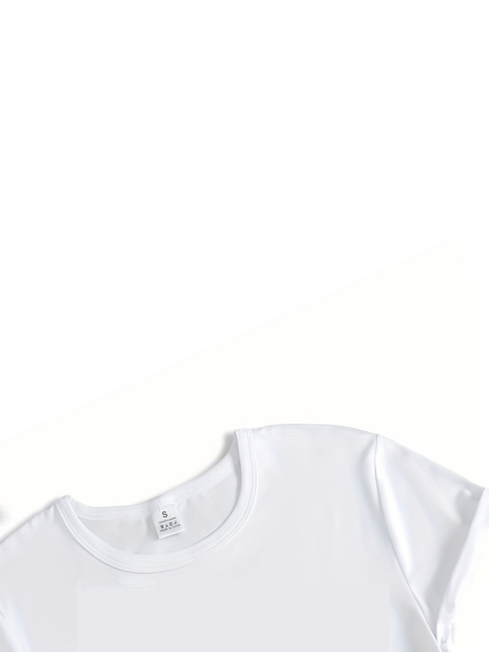 Women's Casual Short T-Shirt - Fit Summer Top with  IT IS WHAT IS IT  & Paw Print Graphic, Everyday Outfit, Playful Design, Breathable Fabric,