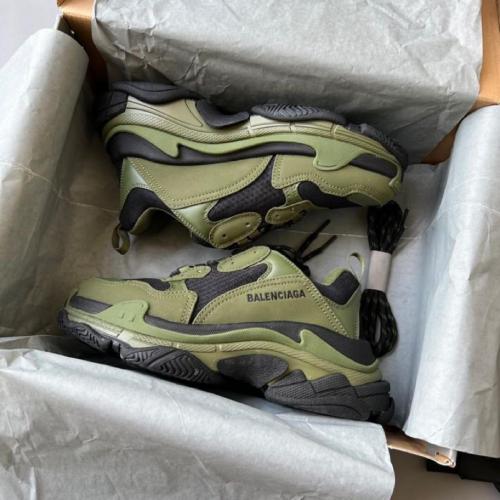 Balenciaga Triple S Dark Green Black