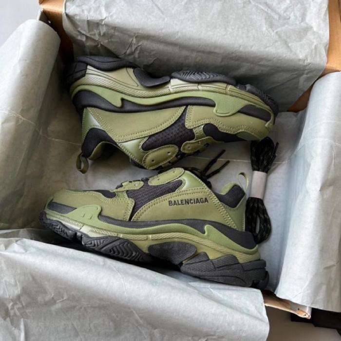 Balenciaga Triple S Dark Green Black
